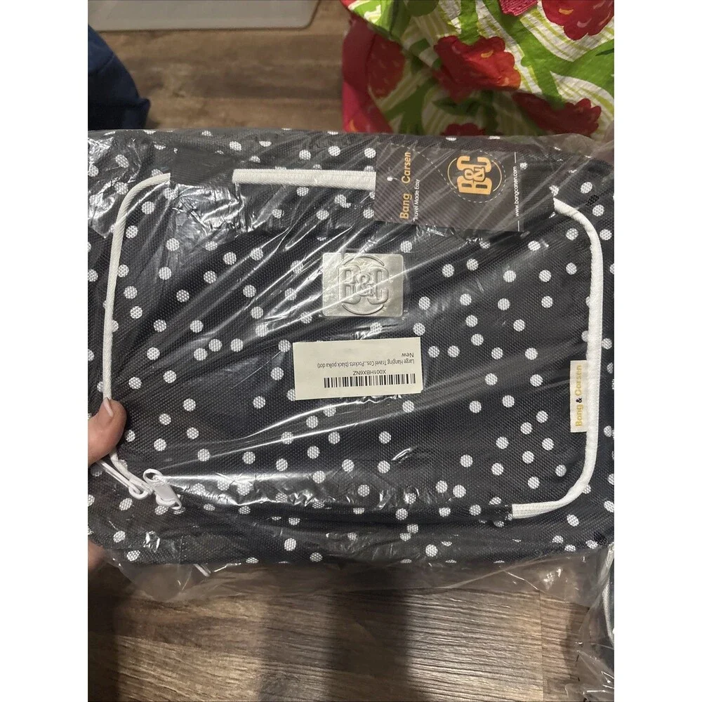 Bang & Carsen Large Hanging Travel Cosmetic Bag Toiletry + Jewelry Organizer NWT